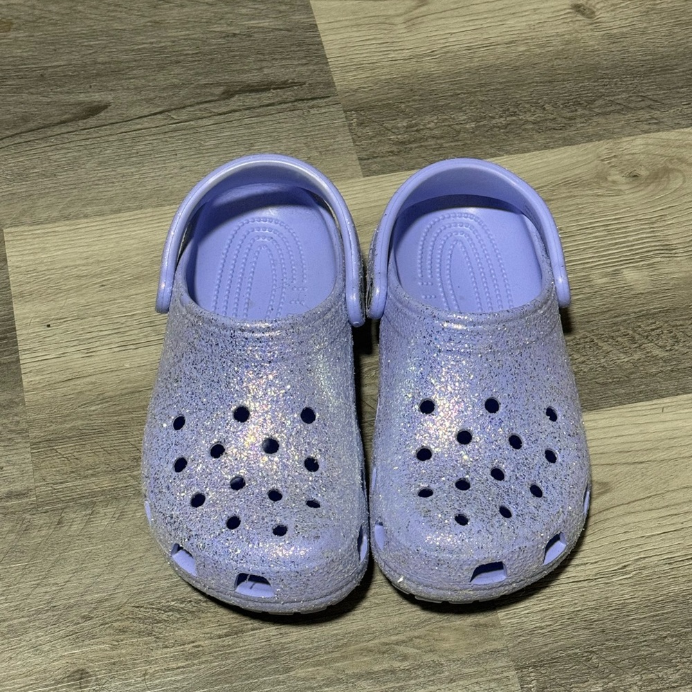 Glitter Crocs - Purple